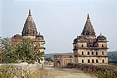 Orchha - Royal Chattris (cenotaphs)